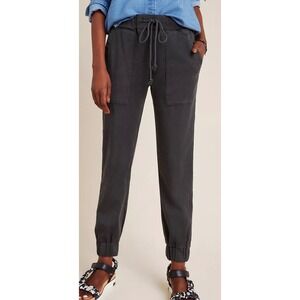 Cloth & Stone Gray Tencel Jogger Pants Women's Size Small Drawstring Relaxed